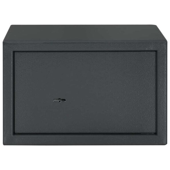 vidaXL Bezpečnostná schránka so zámkom Tmavo šedá 31 x 20 x 20 cm Oceľ – Obrázok 4