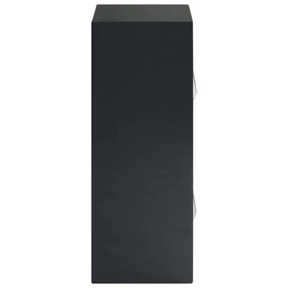 vidaXL Digitálny trezor so zámkom Tmavo šedá 35 x 31 x 80 cm Oceľ – Obrázok 4
