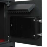 vidaXL Digitálny trezor so zámkom Tmavo šedá 35 x 31 x 80 cm Oceľ – Obrázok 7