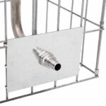 vidaXL Gabiónový faucet Strieborná 25 x 25 x 100 cm Nerezová oceľ – Obrázok 10