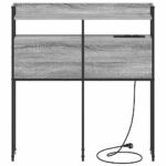 vidaXL Úložné čelo Sivá sonoma 90 cm Kompozitné drevo – Obrázok 6