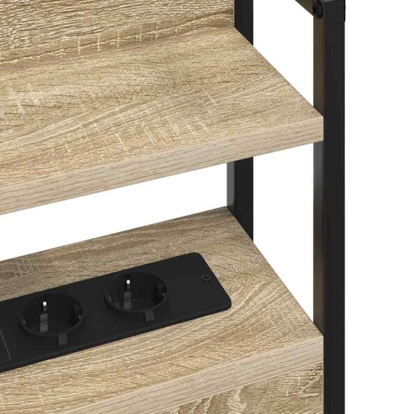 vidaXL Úložné čelo Sonoma Oak 100 cm Kompozitné drevo – Obrázok 9