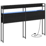 vidaXL Úložné čelo Čierny dub 120 cm Kompozitné drevo – Obrázok 2