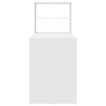 vidaXL Stôl s úložným priestorom Biela 113x54x120 cm Kompozitné drevo – Obrázok 6