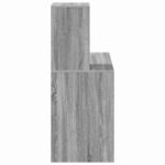 vidaXL Stôl s poličkou Sivý Sonoma 102 x 50 x 124 cm Kompozitné drevo – Obrázok 6