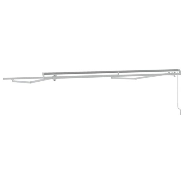 Markíza Manuálny Biela 3,5 x 2,5 m Kov – Obrázok 6