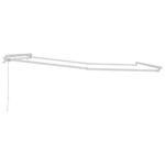 Markíza Manuálny Biela 4,5 × 3 m Kov – Obrázok 5