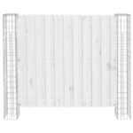 vidaXL Stĺp na plot. 2 pcs Strieborná 20 x 20 x 190 cm Kov – Obrázok 2