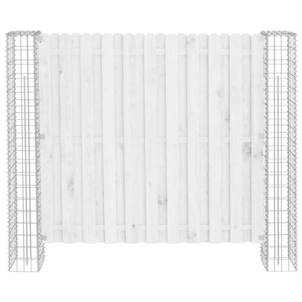 vidaXL Stĺp na plot. 2 pcs Strieborná 20 x 20 x 190 cm Kov – Obrázok 2