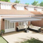 Markíza Manuálny Biela 6 x 3 m Kov