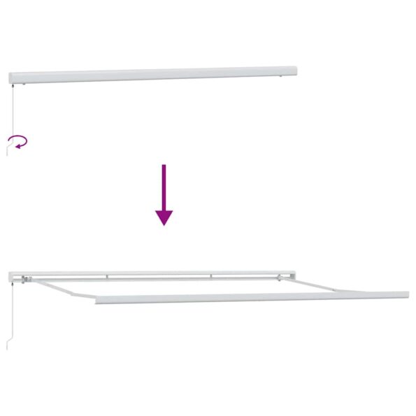 Markíza Biela 5 x 3 m Kov – Obrázok 9