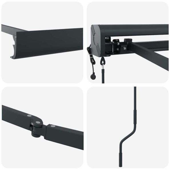 Markíza Antracit 4 × 3 m Kov – Obrázok 7