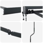 Markíza Antracit 5 x 3 m Kov – Obrázok 7