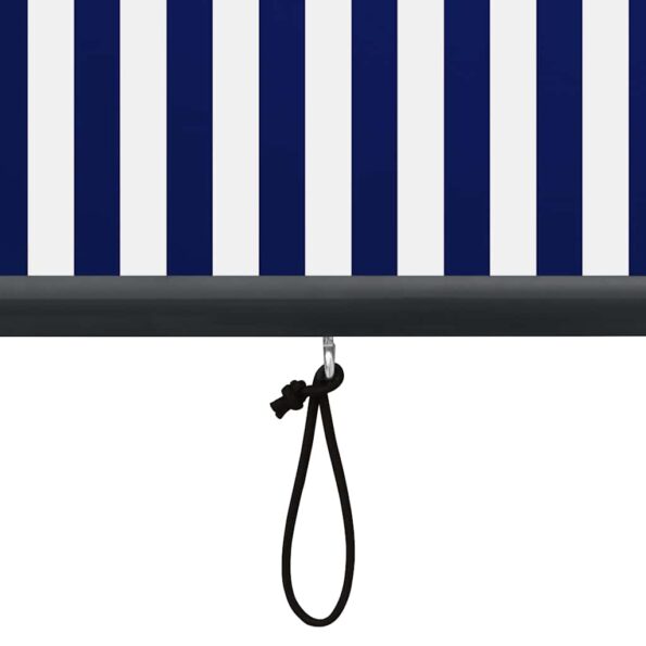 vidaXL Vonkajšia zatemňovacia roleta 140x250 cm modrá a biela – Obrázok 8