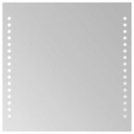 vidaXL LED kúpeľňové zrkadlo 30x30 cm – Obrázok 2