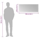 vidaXL LED kúpeľňové zrkadlo 100x40 cm – Obrázok 10