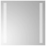 vidaXL LED kúpeľňové zrkadlo 30x30 cm – Obrázok 2
