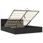 vidaXL Hydraulický posteľný rám+úložný priestor, LED, 160x200 cm – Obrázok 9