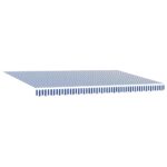 vidaXL Zatemniteľná markíza Modrá a biela 500 × 300 cm – Obrázok 5