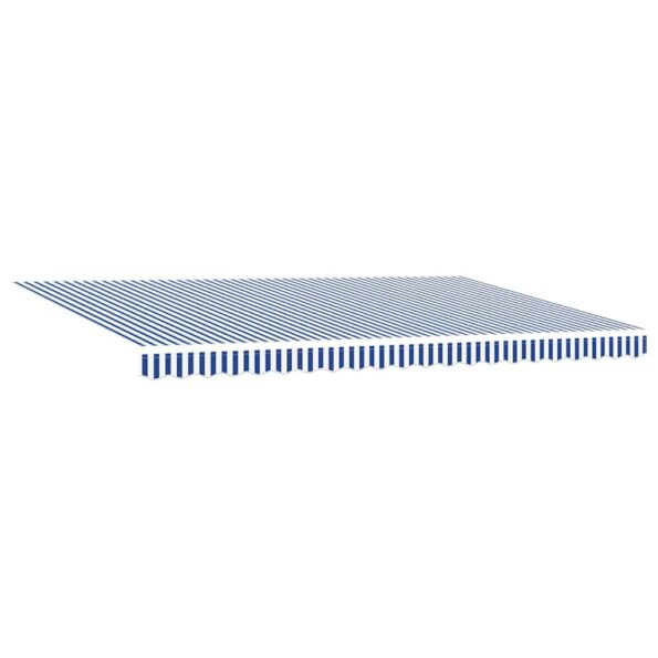 vidaXL Zatemniteľná markíza Modrá a biela 500 × 300 cm – Obrázok 5