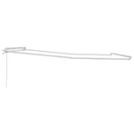 Markíza Manuálny Biela 4 × 3,5 m Kov – Obrázok 5