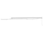 Markíza Manuálny Biela 4 × 3,5 m Kov – Obrázok 6