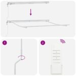 Markíza Manuálny Biela 3,5 x 2,5 m Kov – Obrázok 8