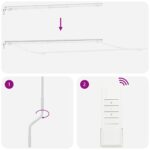 Markíza Manuálny Biela 4,5 × 3 m Kov – Obrázok 8