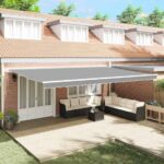 Markíza Manuálny Biela 6 x 3 m Kov