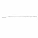 Markíza Manuálny Biela 6 x 3 m Kov – Obrázok 6