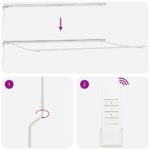 Markíza Manuálny Biela 6 x 3 m Kov – Obrázok 8