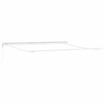 Markíza Manuálny Biela 4 × 3,5 m Kov – Obrázok 2