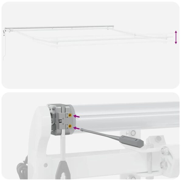 Markíza Biela 4,5 × 3,5 m Kov – Obrázok 9