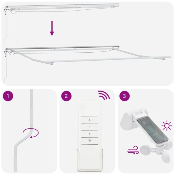 Markíza Biela 5 x 3 m Kov – Obrázok 10