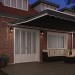 Markíza s Manuálny Biela 6 x 3 m Kov – Obrázok 12