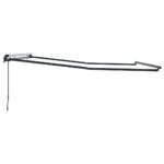 Markíza Manuálny Antracit 4 × 3 m Kov – Obrázok 5