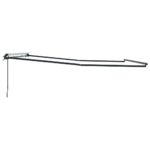 Markíza Manuálny Antracit 4,5 × 3,5 m Kov – Obrázok 5