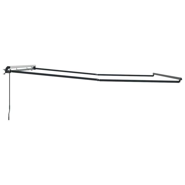 Markíza Manuálny Antracit 5 × 3,5 m Kov – Obrázok 5