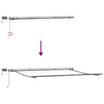 Markíza s Manuálny Antracit 4 × 3 m Kov – Obrázok 9