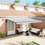 Markíza s Manuálny Antracit 5 x 3 m Kov