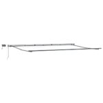 Markíza s Manuálny Antracit 6 x 3 m Kov – Obrázok 2