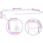 Markíza s Manuálny Antracit 4 × 3,5 m Kov – Obrázok 10