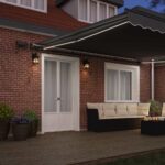 Markíza s Manuálny Antracit 5 × 3,5 m Kov – Obrázok 3