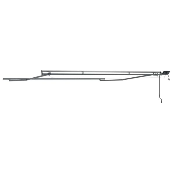 Markíza s Manuálny Antracit 5 × 3,5 m Kov – Obrázok 6
