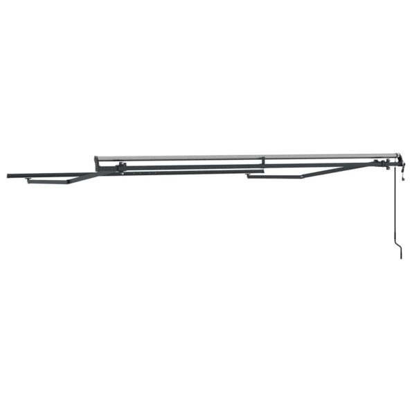 Markíza Manuálny Antracit 3 x 2,5 m Kov – Obrázok 6