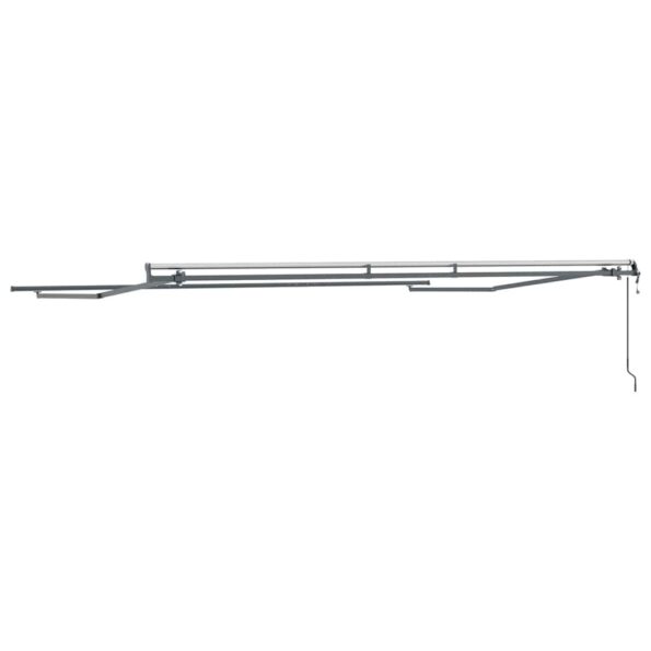 Markíza Manuálny Antracit 4,5 × 3 m Kov – Obrázok 6