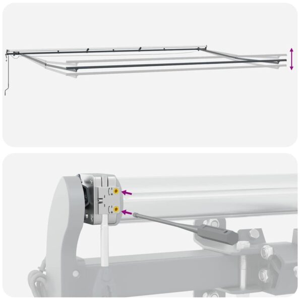 Markíza s Antracit 6 x 3 m Kov – Obrázok 11