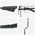 Markíza s Antracit 6 x 3 m Kov – Obrázok 7