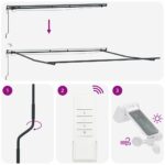 Markíza s Antracit 4 × 3,5 m Kov – Obrázok 10