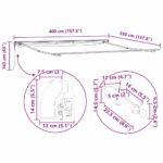 Markíza s Antracit 4 × 3,5 m Kov – Obrázok 12